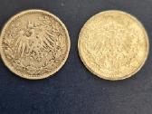 Vokietija 1905e, 1914a, 1914j 1/2 Mark Ag900 - nuotraukos Nr. 2