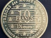 Prancūzija 1997 10 Francs Ag900 Diureris - nuotraukos Nr. 2