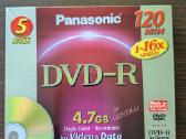 Panasonic Dvd-r 4.7gb / 5 vnt pakuote €5