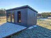 Modulinė karkasinė pirtis 3x6m 18m2 nusikėlimui