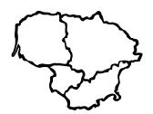 Paveikslas iš metalo “Lietuva