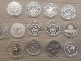 1 oz sidabrinės monetos - nuotraukos Nr. 2