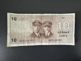 3 vnt. 1991 m. 10 litų banknotai - nuotraukos Nr. 2