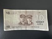 3 vnt. 1991 m. 10 litų banknotai - nuotraukos Nr. 4