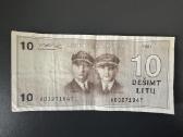 3 vnt. 1991 m. 10 litų banknotai - nuotraukos Nr. 6