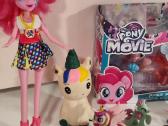 Lėlė pony su poniukais