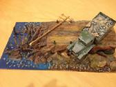 Diorama "susprogdintas tiltas" - nuotraukos Nr. 3
