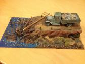 Diorama "susprogdintas tiltas" - nuotraukos Nr. 4