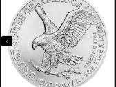 Amerikos erelio sidabrinė moneta