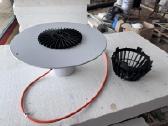 Stogo įlaja elektrifikuota Dn110 su Pvc flanšu - nuotraukos Nr. 3