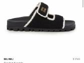Miu Miu Crochet Knit Sandals - slepetes - nuotraukos Nr. 7