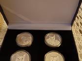 Išskirtinis sidabrinių 1 oz monetų rinkinys