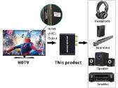 Hdmi Arc garso keitiklis extractor (Spdif, analog) - nuotraukos Nr. 3