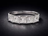 14k žiedas su sertifikuotais 2.05 ct. deimantais - nuotraukos Nr. 2