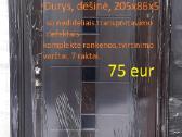 Naujos plieninė vidaus išorės durys 205x86