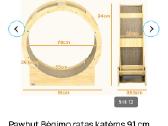 Skubiai! Pawhut Bėgimo ratas katėms 91 cm - nuotraukos Nr. 3