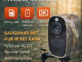 4G kamera su akumuliatoriumi +64gb kortele