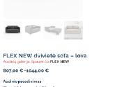 Baltic Sofa dvivietė sofa - lova - nuotraukos Nr. 5