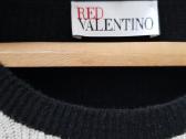 „Red Valentino“ moteriškas juodas baltas megztukas - nuotraukos Nr. 10