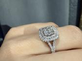 Auksinis žiedas su 1,02ct deimantais - nuotraukos Nr. 9
