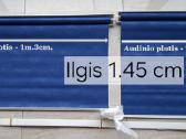 Roletai 2 vnt. vienam langui nenaudoti, melsvi