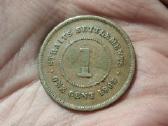 Sąsiaurio gyvenvietės 1 centas 1903