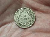 JAV 1 dime 1914 sidabras