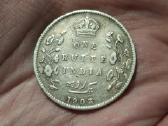 Indija 1 rupija 1903 sidabras