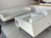 Sofa ir du foteliai