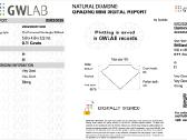 Natūralus 0,71 ct briliantas (deimantas) - nuotraukos Nr. 11