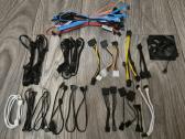 Corsair maitblokio, sata, fan, molex laidai ir kt.