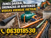Drenažas,vandentiekis,nuotiekos