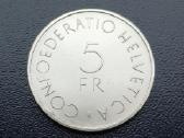 5 frankai 1963m. Šveicarija sidabras - nuotraukos Nr. 2