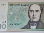 100 litų banknotas