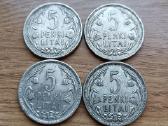 Sidabriniai smetoniški 5 litai 1925 m.