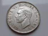 Didžioji Britanija 1/2 kronos sidabras 1945 - nuotraukos Nr. 2