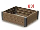 Modulinė pakelta lysvė sodo dėžė 67l 83l 166l 134l - nuotraukos Nr. 5
