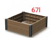 Modulinė pakelta lysvė sodo dėžė 67l 83l 166l 134l - nuotraukos Nr. 4
