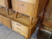 Vintažinės mid century miegamojo spintelės - nuotraukos Nr. 6