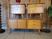 Vintažinės mid century miegamojo spintelės - nuotraukos Nr. 33