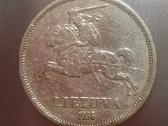 1936m. Sidabrinė 5 litų moneta - nuotraukos Nr. 2
