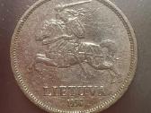 1936m. Sidabrinė 5 litų moneta - nuotraukos Nr. 5