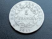 Sidabrinė 5 frankų moneta 1811 m., Napoleonas I