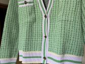 Sandro Paris cropped cardigan in fancy tweed - nuotraukos Nr. 3