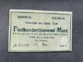 500000 markių banknotas Tilžė 1923 m.