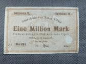 1000000 markių banknotas Tilžė 1923 m.