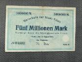 5000000 markių banknotas Tilžė 1923 m.