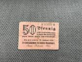 50 feningų banknotas Gumbinė 1919 m.