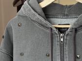 Patta Studded Washed Zip Up Hooded vyr. Megztinis - nuotraukos Nr. 3