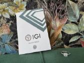Auksinis žiedas su sertifikuotu deimantu (Igi) - nuotraukos Nr. 7